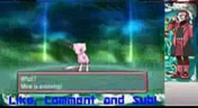 Mew evolving to Arceus in Pokemon Omega Ruby and Alpha Sapphire ORAS HACK (6)