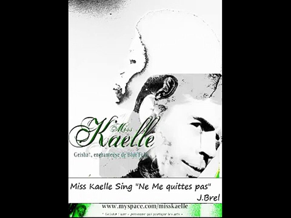 Ne me quittes pas, jacques Brel (revisited cover)