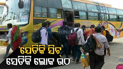 Bus Service Resumes In Odisha, But Less Vehicles, Restrictions Create Rush