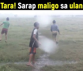 Ngayong panahon ng tag-ulan naisipan naming maligo at maglaro sa ulan. Ika nga sa kasabihang When it rains..dance in it!