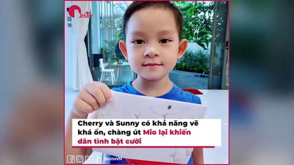 Khả năng thiên bẩm: Con Lý Hải - Mình Hà vẽ siêu đẹp, con Phan Như Thảo thông thạo tiếng anh