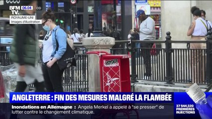 Royaume-Uni: le pays lève toutes les restrictions malgré une hausse des cas et des hospitalisations