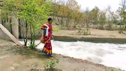 Traditional Catching Fish With A Cast Net By Beautiful Girl