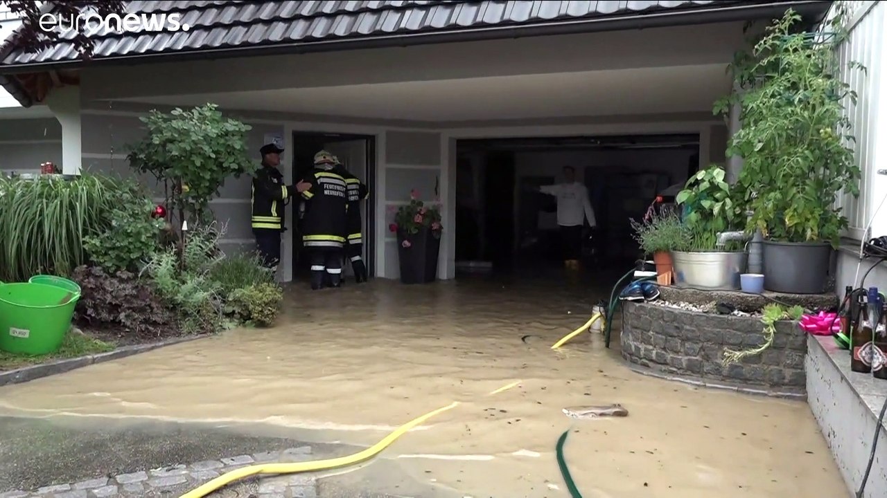 Starkregen sorgt in Österreich für Überschwemmungen