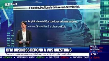 BFM Business avec vous : Est-ce que c'est la fin du Kbis ? - 19/07