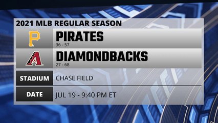 Pirates @ Diamondbacks Game Preview for JUL 19 -  9:40 PM ET