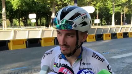 Tour de France 2021 - Julian Alaphilippe : "Ça fait vraiment du bien que ce soit terminé... je vais retrouver la famille"