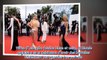 Oups ! Angelina Kali signe le seul accident de robe de Cannes avec sa tenue trop décolletée
