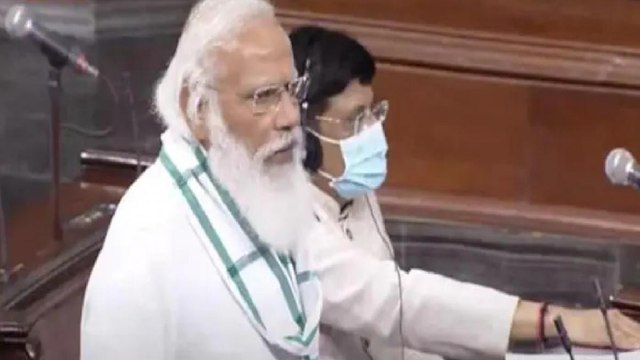 PM Modi hits back at Opposition in Rajya Sabha