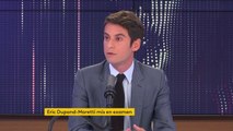 Mise en examen d'Éric Dupond-Moretti : Gabriel Attal 