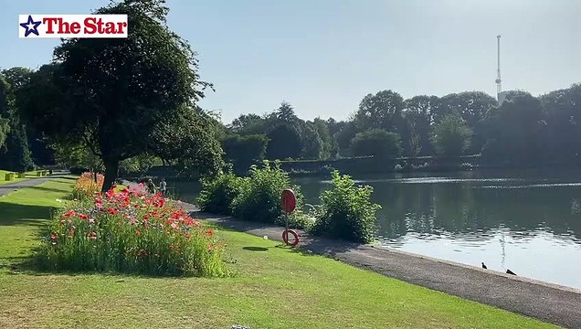 Crookes Valley Park in Sheffield after a huge search for man in water