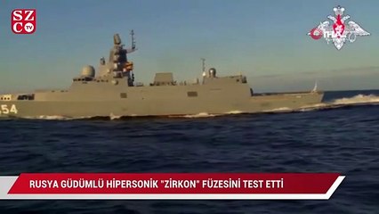 Rusya, güdümlü hipersonik "Zirkon" füzesini test etti