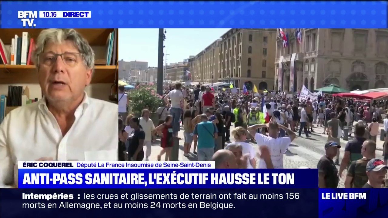 Pour convaincre les Français de se faire vacciner, il faut rendre le vaccin "en licence libre", selon Eric Coquerel, député La France Insoumise
