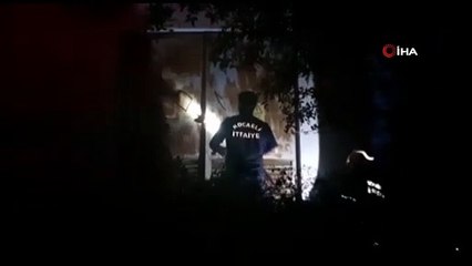 Trafoda çıkan yangın korkuttu