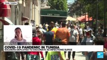 Tunisia puts military on vaccination duty as Covid infections surge