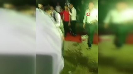 Damadın kardeşine düğünde işkence gibi eğlence