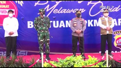 KAPOLRI JENDERAL LISTYO SIGIT PRABOWO BAGIKAN SEMBAKO UNTUK WARGA DI BANTEN