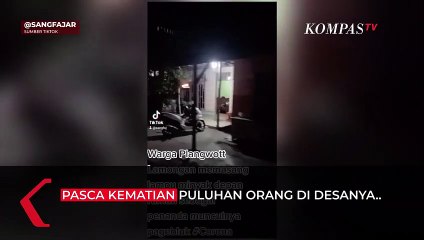 Warga di Lamongan Pasang Lampu Minyak Depan Rumah Penanda Munculnya Pandemi Covid-19