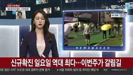 신규확진 일요일 역대 최다…이번주가 갈림길