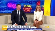 Arj Barker has Aussie breakfast TV hosts in stitches _ Today Show Australia