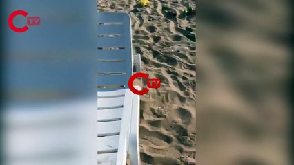 Ünlü tatil beldesinde skandal görüntüler!