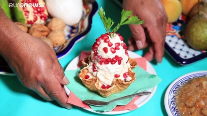 Chile en nogada en pizza, hamburguesa y hasta en helado