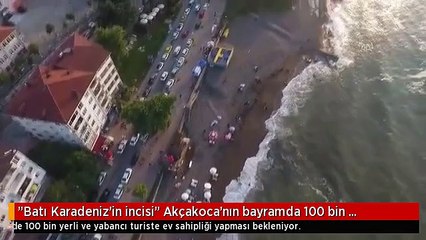 "Batı Karadeniz'in incisi" Akçakoca'nın bayramda 100 bin ziyaretçiyi ağırlaması bekleniyor