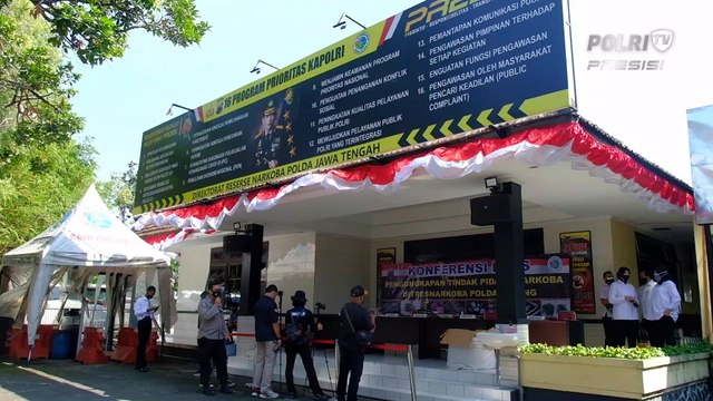 DIRESNARKOBA POLDA JATENG UNGKAP PENYELUNDUPAN NARKOTIKA JARINGAN INTERNASIONAL
