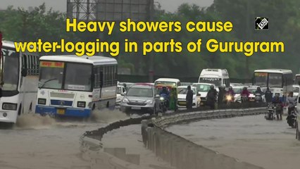 Heavy showers cause waterlogging in parts of Gurugram