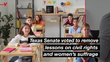 Texas Senate Votes To Remove Lessons on Civil Rights and Women’s Suffrage