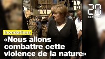 Inondations: Angela Merkel appelle à combattre la violence de la nature