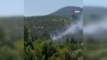 Denizli'de orman yangını: 15 dekar orman küle döndü