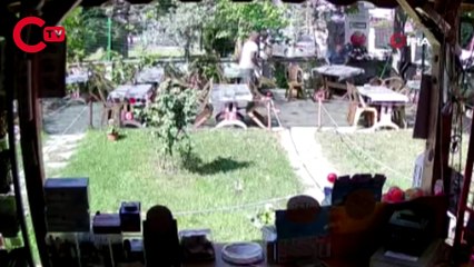 Çay bahçesindeki silahlı kavganın görüntüleri ortaya çıktı