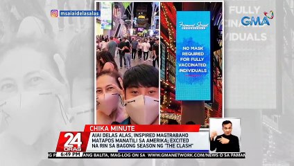 Aiai delas Alas, inspired magtrabaho matapos manatili sa AMerika; Excited na rin sa bagong season ng "The Clash" | 24 Oras