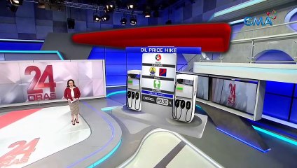 Magtataas uli ng presyo ang ilang produktong petrolyo sa ikatlong sunod na linggo simula bukas | 24 Oras