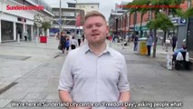 Views from Sunderland city centre on 'Freedom Day'