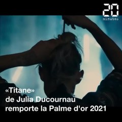 «Titane» remporte la Palme d'or et défraie la Croisette