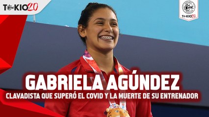 Gaby Agúndez, clavadista que superó el covid y la muerte de su entrenador