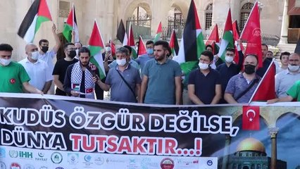 AFYONKARAHİSAR - Mescid-i Aksa'ya yapılan baskına tepki