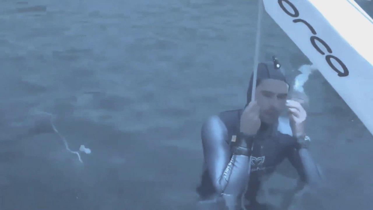 Arnaud JERALD descend en apnée à -117 m (record du monde)