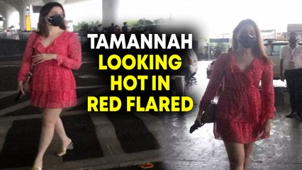 Tamannah Bhatia Spotted At Airport