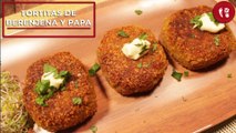 Tortitas de berenjena y papa | Receta fácil  | Directo al Paladar México