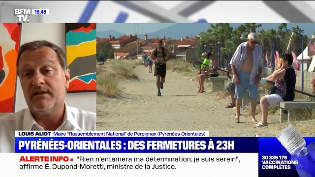 Fermetures à 23h dans les Pyrénées-Orientales: pour Louis Aliot, maire RN de Perpignan cette mesure ne freinera pas grand-chose au final