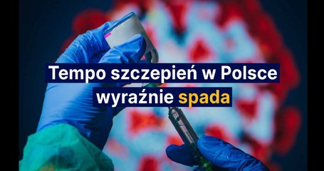 Tempo szczepień w Polsce wyraźnie spada