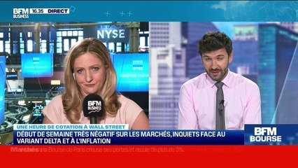 Début de semaine très négatif sur les marchés, inquiets face au variant Delta et à l'inflation - 19/07