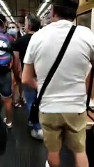 Tremenda agresión en el metro por no llevar mascarilla