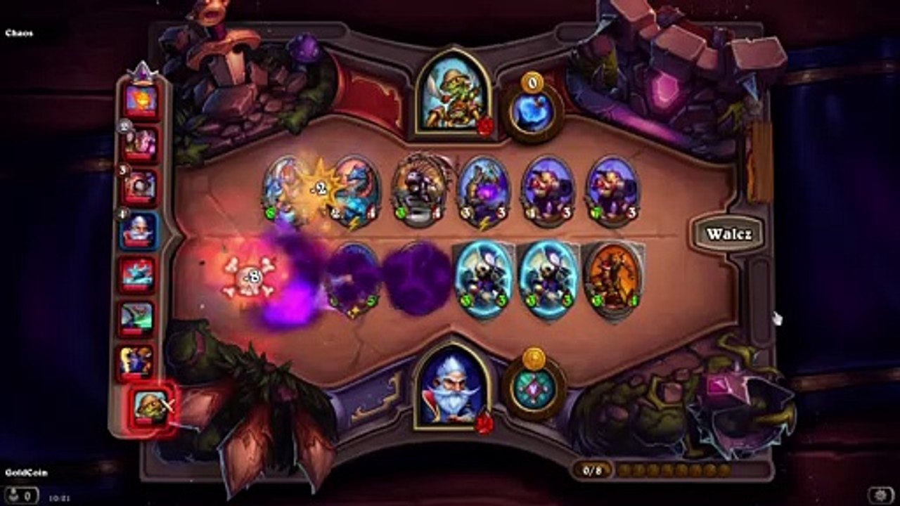 Hearthstone Battlegrounds Gameplay, Millhouse Manastorm and Elemental Win