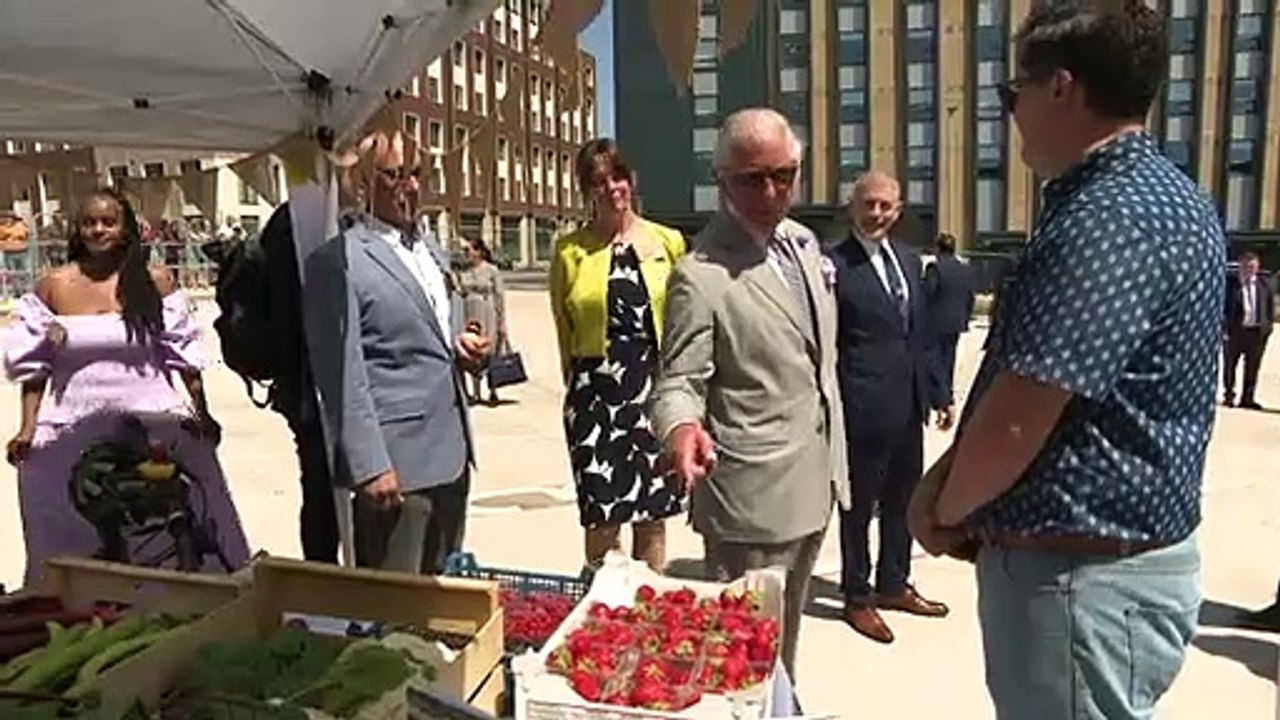 Prince Charles visits Exeter Bus Station ahead of reopening
