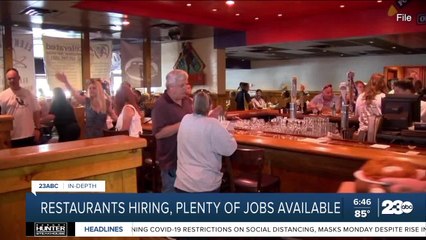 Kern Back in Business: Landing a job in the restaurant industry