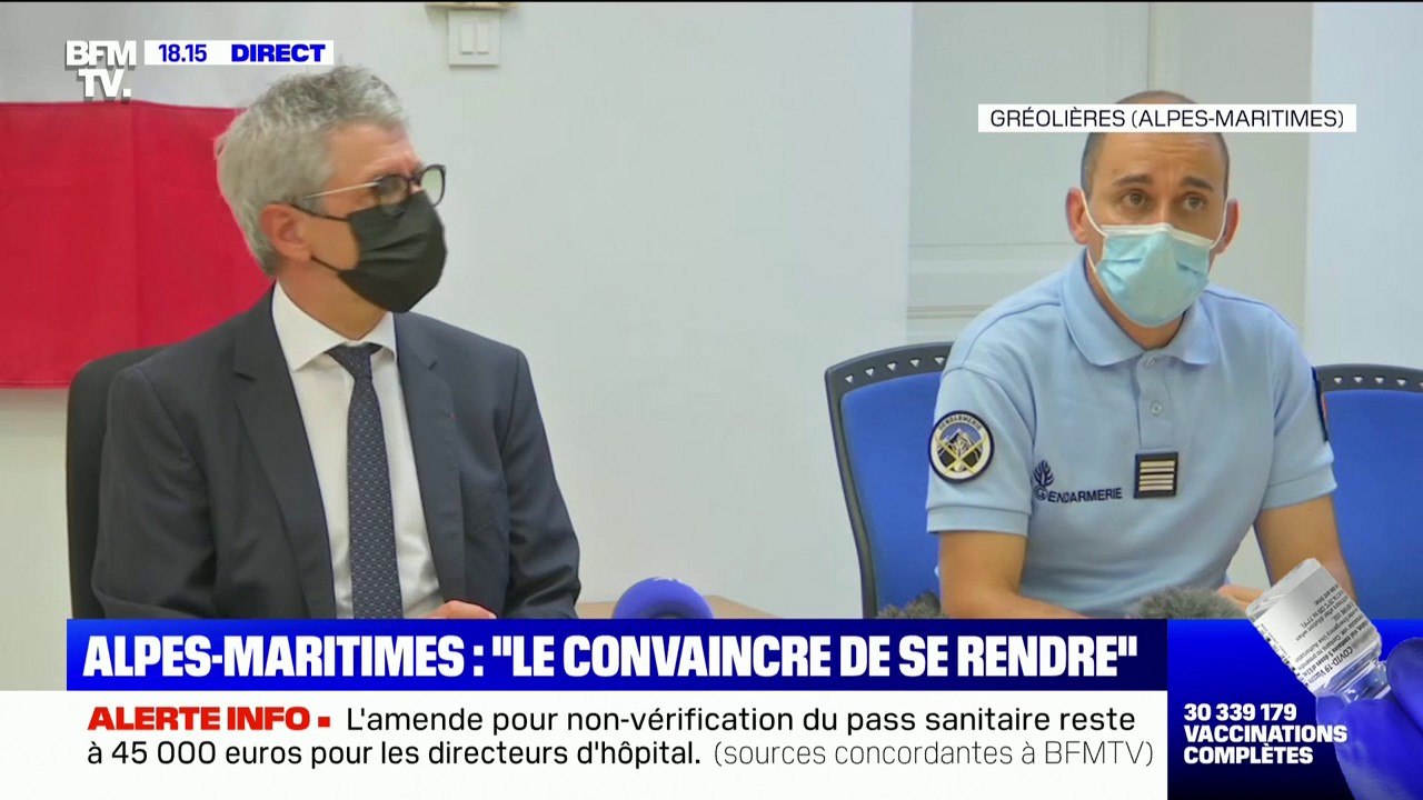 Homme recherché dans les Alpes-Maritimes: pour le préfet, "le plus raisonnable est qu'il se rende"